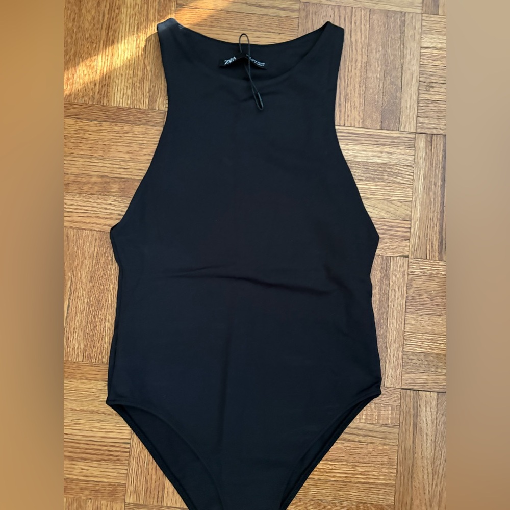 ZARA black bodysuit new without tags size small